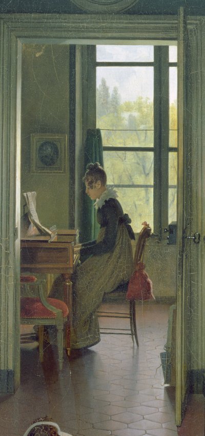 Interior of a Dining Room (detail) by Michel Martin Drolling